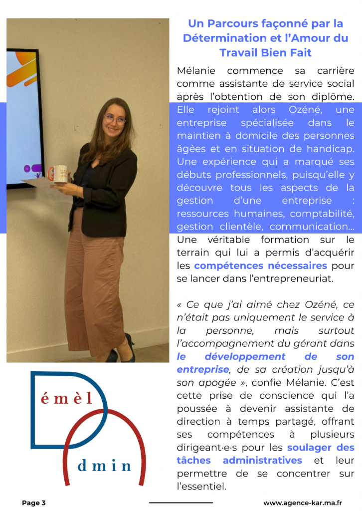 AUDACE MAGAZINE - OCTOBRE 2024 - Mélanie Thiriat