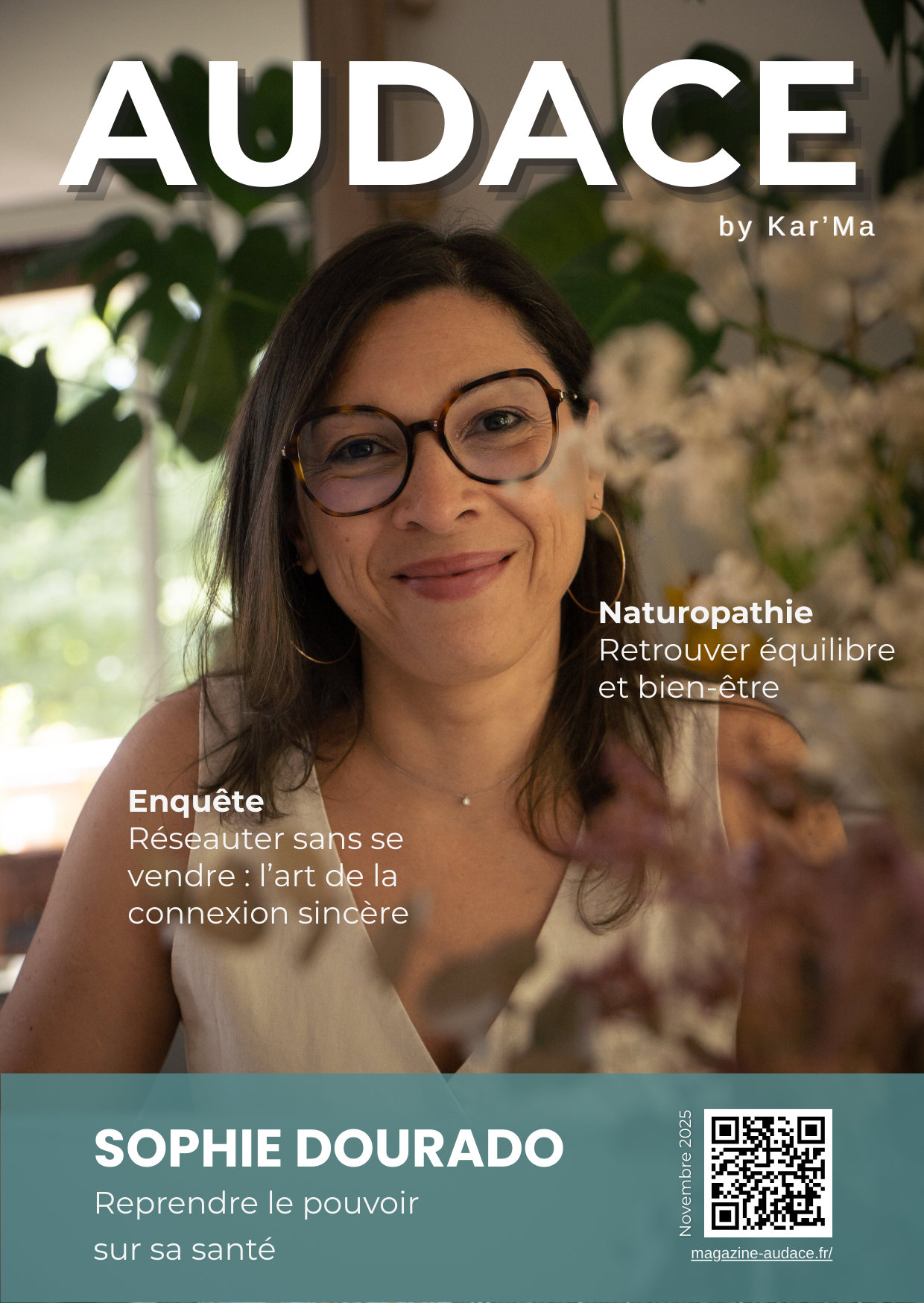 AUDACE MAGAZINE - NOVEMBRE 2025 - SOPHIE DOURADO
