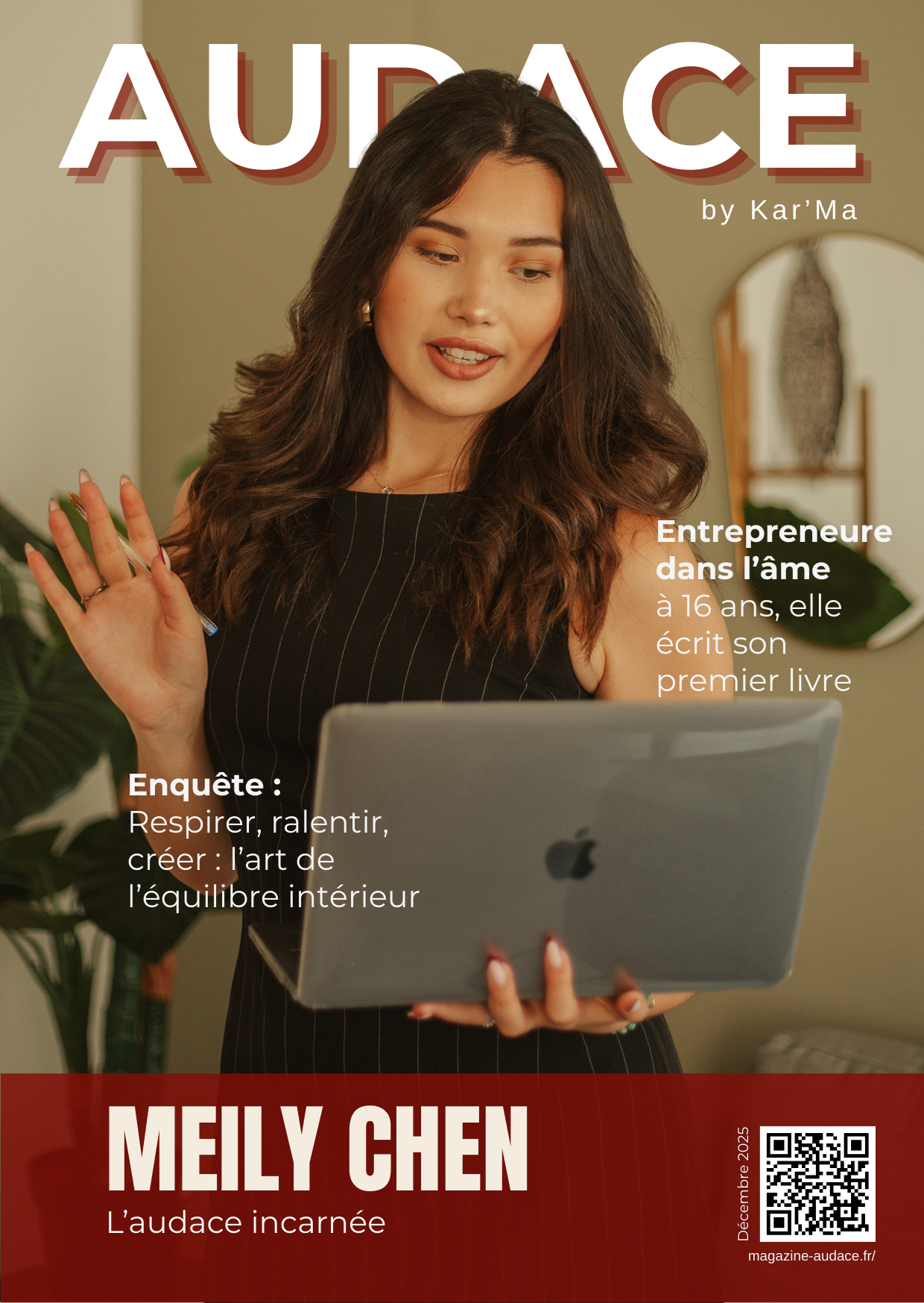 AUDACE MAGAZINE - Décembre 2025 - Meily Chen