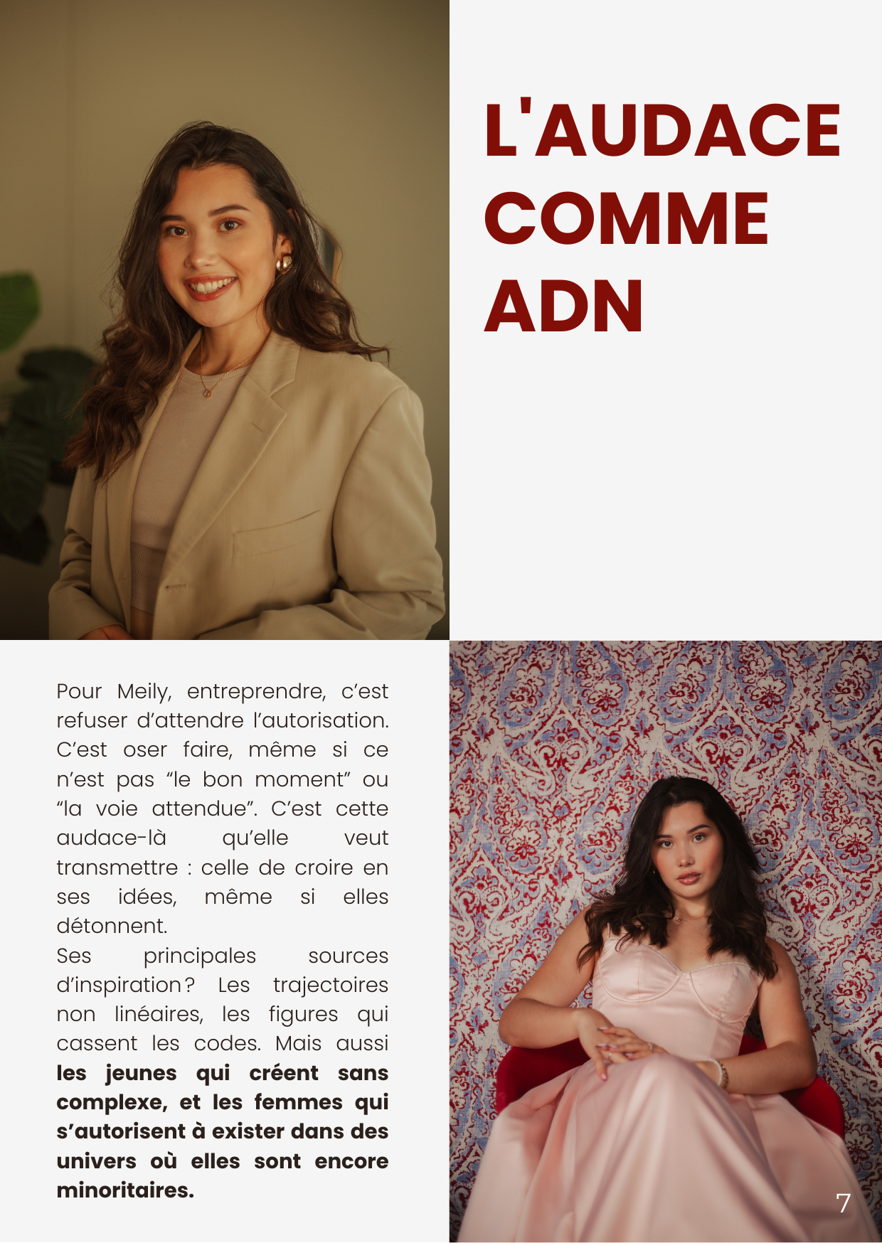 AUDACE MAGAZINE - Décembre 2025 - Meily Chen