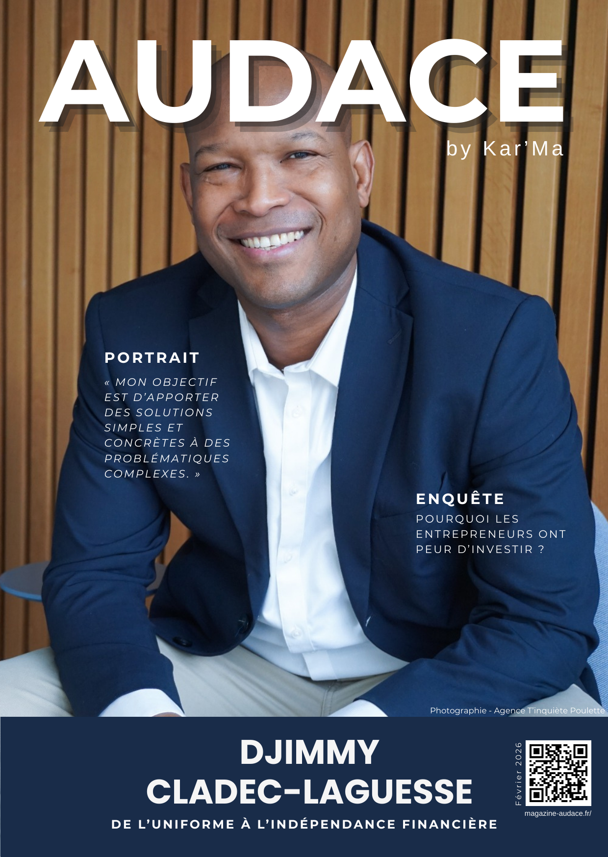 AUDACE MAGAZINE - Djimmy Cladec-Laguesse- Février 2026 -