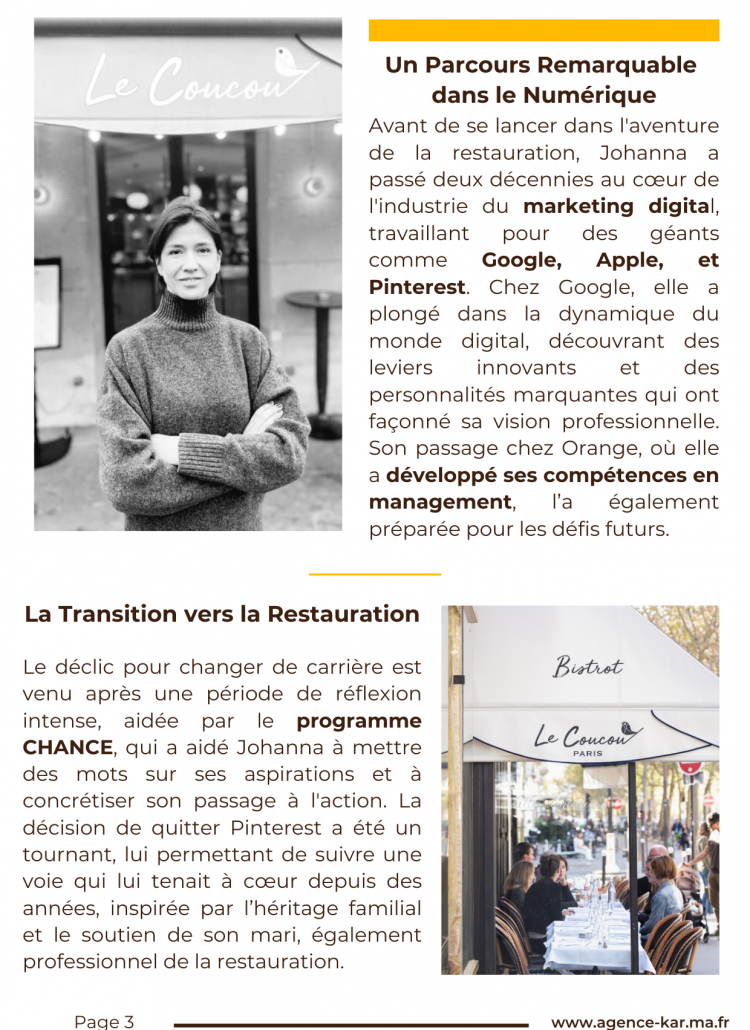 AUDACE MAGAZINE - SEPTEMBRE 2024 - Johanna Mayrinhac