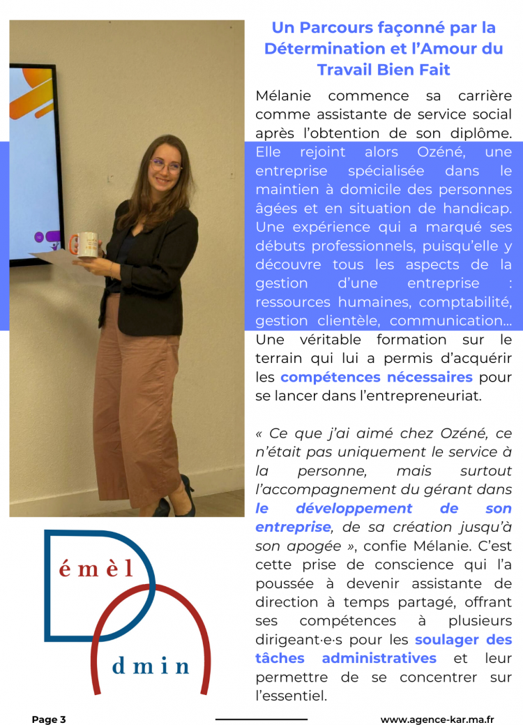 AUDACE MAGAZINE - OCTOBRE 2024 - Mélanie Thiriat